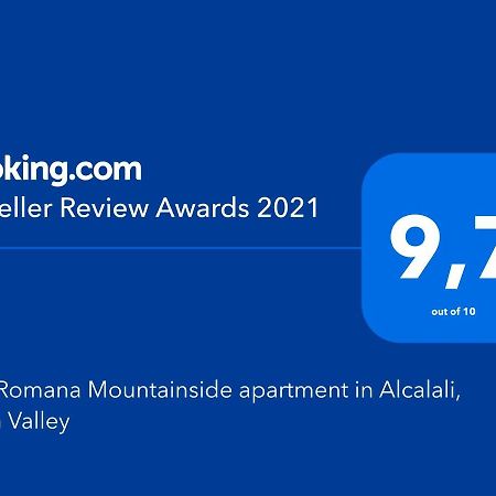 Villa Romana Mountainside Apartment In Alcalali, Jalon Valley מראה חיצוני תמונה