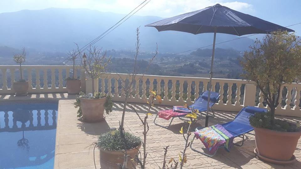 Villa Romana Mountainside Apartment In Alcalali, Jalon Valley מראה חיצוני תמונה